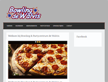 Tablet Screenshot of bowlingdewalvis.nl